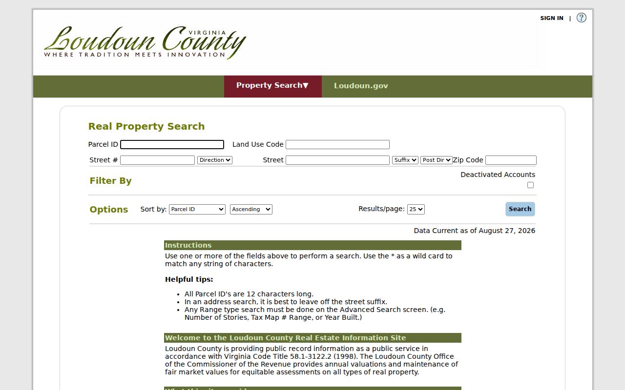 Sterling ZIP code directory Loudoun real-property ZIP search